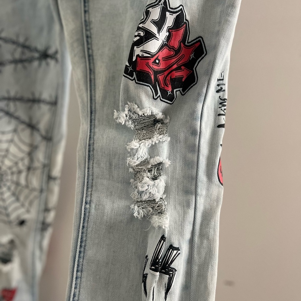 Ninth Hall Rogue Skinny Light Wash Jeans - Picture 5 of 11